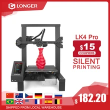 LONGER LK4 Pro FDM 3D Drucker Open Source 4.3 ”Volle Farbe Touch Screen Voller Metall Großen Größe Hohe Präzision 3D drucker