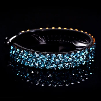 

Women Styling Hairpin Easy Apply Headwear Accessories Hair Claw Daily Fashion Elegant Dating Rhinestone Jewelry Floral Pattern