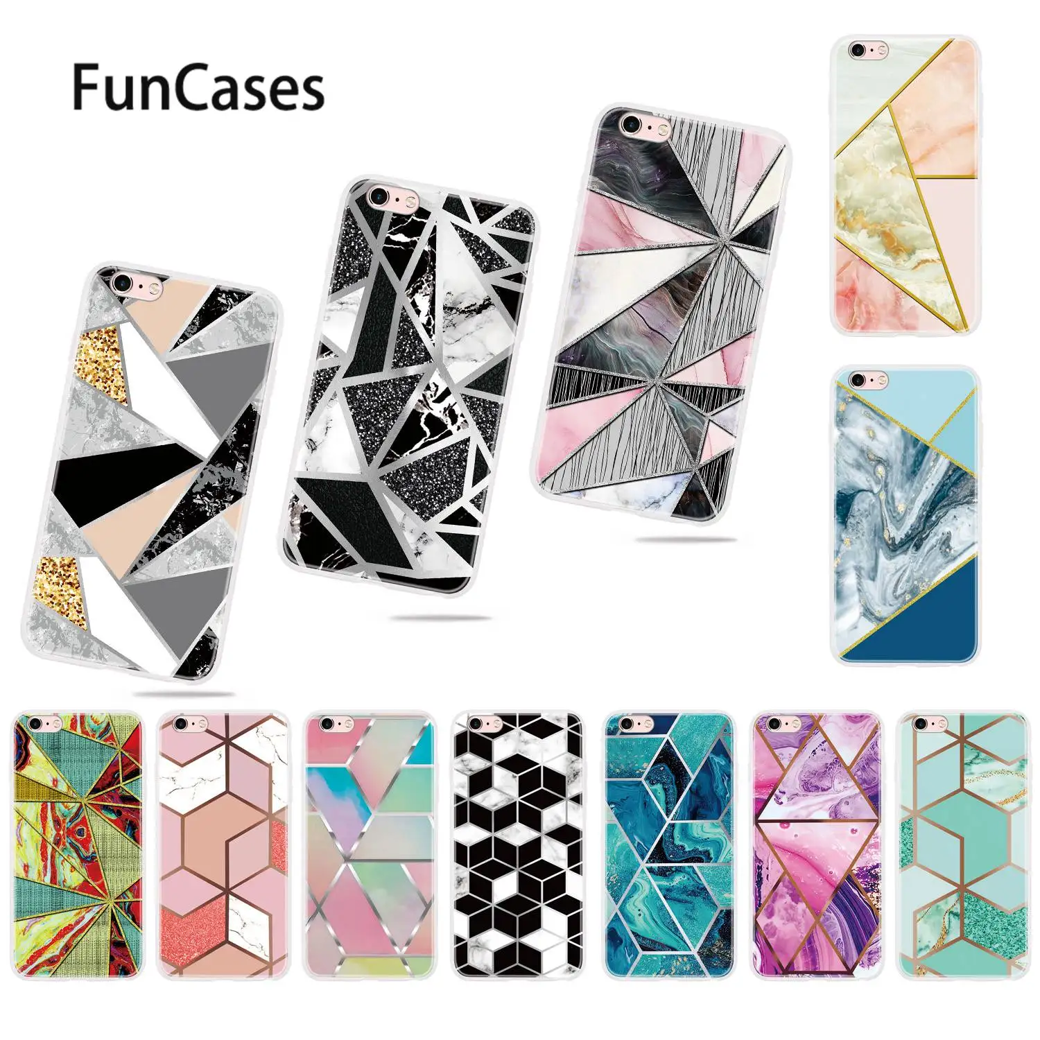 Cases For para iPhone 6 Plus Caso Frosted Flip Case Positivo sFor Apple capa 6S Soft TPU Cover pgone appl e Tel | Мобильные телефоны