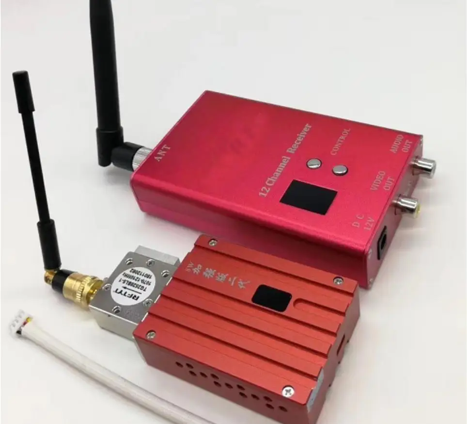 6ch 7W хорошая вентиляция 1,2G трансивер CCTV передатчик 1,2G передача изображения передатчик tx для FPV беспилотный передатчик