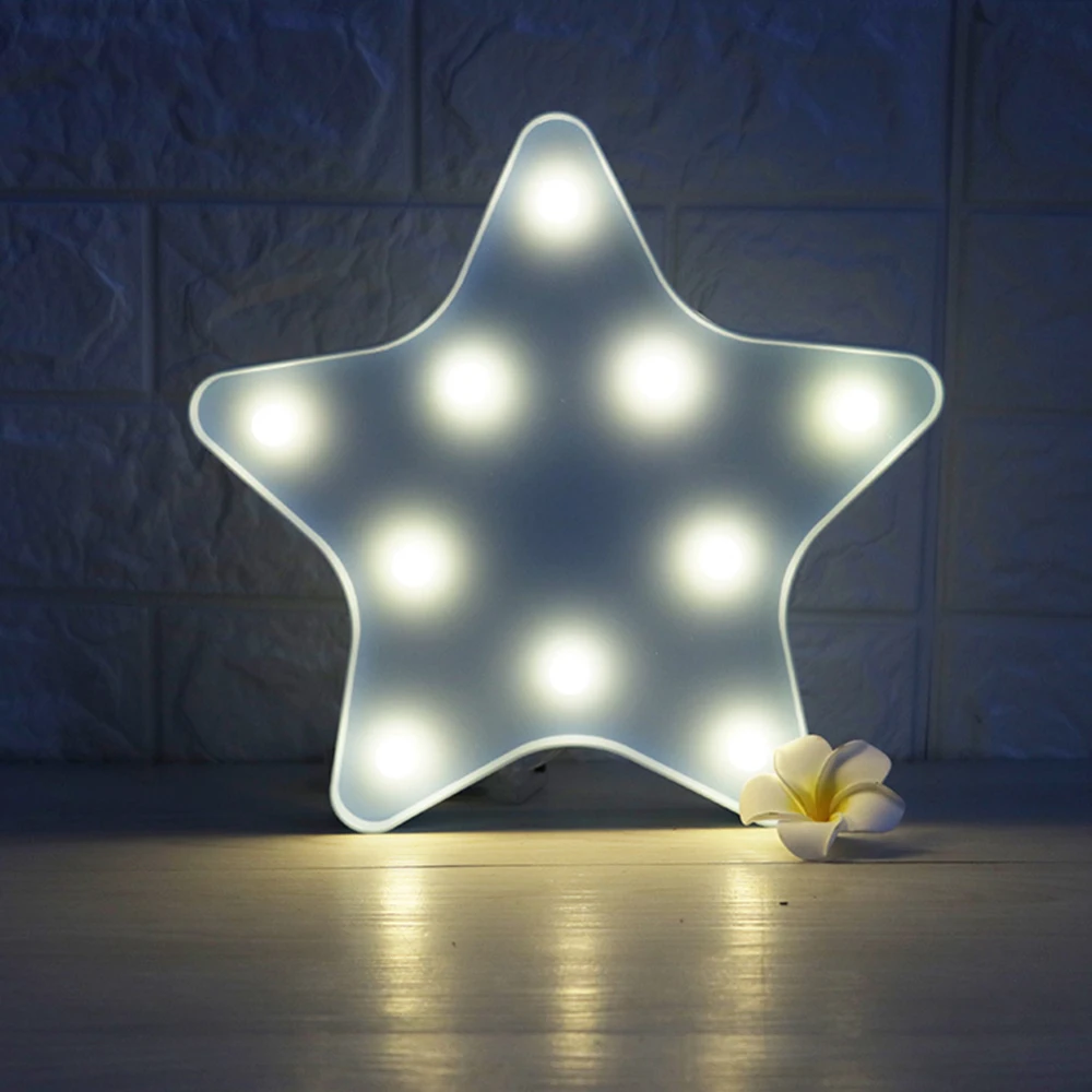 

Cute LED Night Light Star Moon Cloud Lamp Wall Desktop Ornaments Night Lamp for Kids Christmas Bedroom Decoration