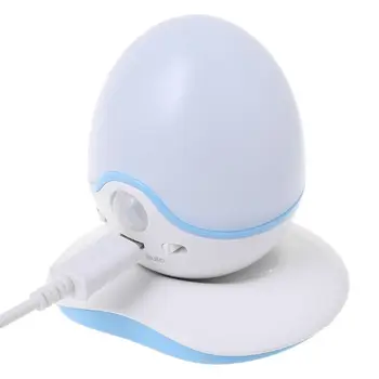 

Motion-activated Sensor Night Light Bedside Light Control Desk Lamp USB Rechargeable Q0KF