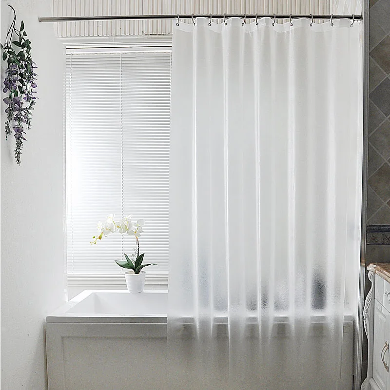 Waterproof Translucent brushed Shower Curtain Nilo Home