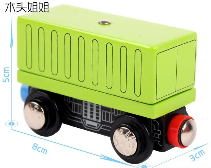 Деревянный трек аксессуары краны поезд трек аксессуары совместимы с поезд грузовик игрушка строительные модели - Цвет: 4
