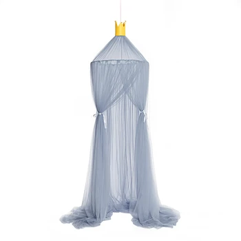 

Bed Canopy Children Bedroom Castle Game Protection Hanging Mosquito Net Princess Dome Tent Curtain Mesh Nursery Playing