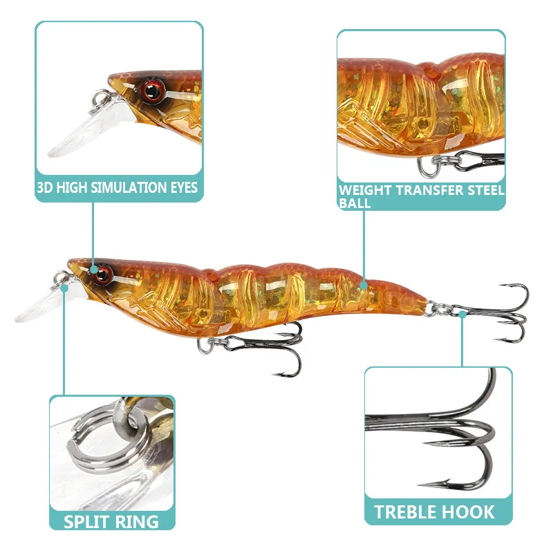 Fishing Wobblers Wobbler Lures Wobblers Fishing Lure Head Fishing Lure River Minnow Se Uelos De Pesca Minnow Wobblers Shrimp