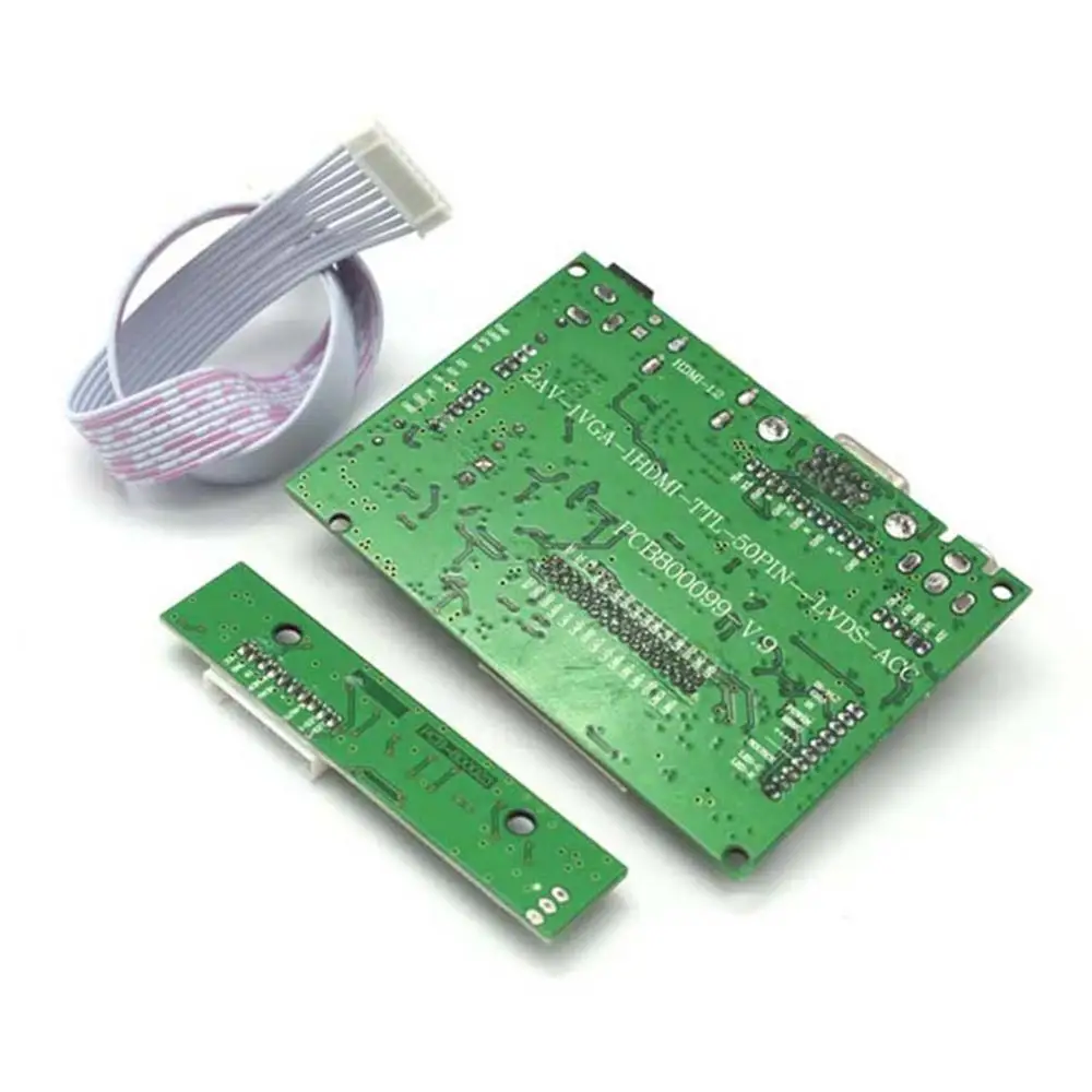 HDMI VGA 2AV LVDS ACC ttl жк-дисплей Контроллер 50pin плата комплект для 7 8 9 дюймов ЖК-монитор Raspberry Banana Pi