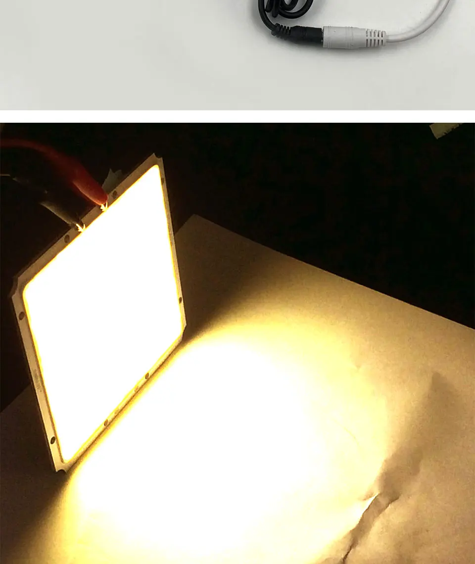 10095mm 50W Dimmable LED Light Bulb COB Chip 12V 110V 220V LED Lamp with Dimmer Controller Cold Warm White Lighting for DIY (12)