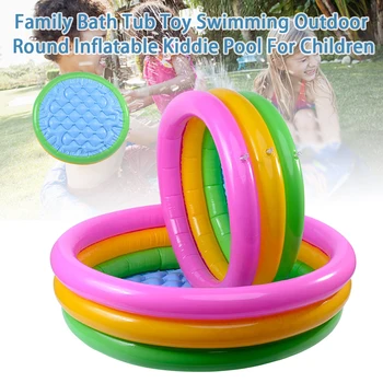 

Round Indoor Outdoor Bath Tub Toy Funny Portable For Children Swimming Fishing Pond Ball Multifunction Inflatable Kiddie Pool
