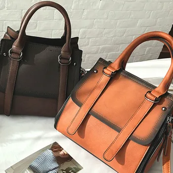 

Korean Version Fashion Women Handbags High quality Matte PU Leather Portable Shoulder Bag Crossbody Bags For Women Bolsa