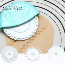 FFLACELL 4 шт./компл. Кухня помощник DIY миксер для теста отрезной ролик инструменты печенья производитель решетчатый резец инструмент для выпечки хлеба