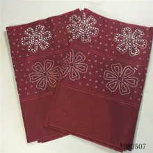 Африканский гелевый головной убор ASO OKE Высококачественная нигерийская Кружевная повязка на голову ASO OKE обертывание бисером и стойками для вечерние 2 шт./лот