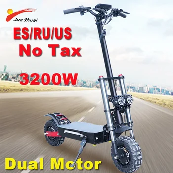 

3200W Electric Scooter Adults 60V26AH 100-110KM with seat High power Foldable 80km/h Electric Skateboard off road 11-inch New
