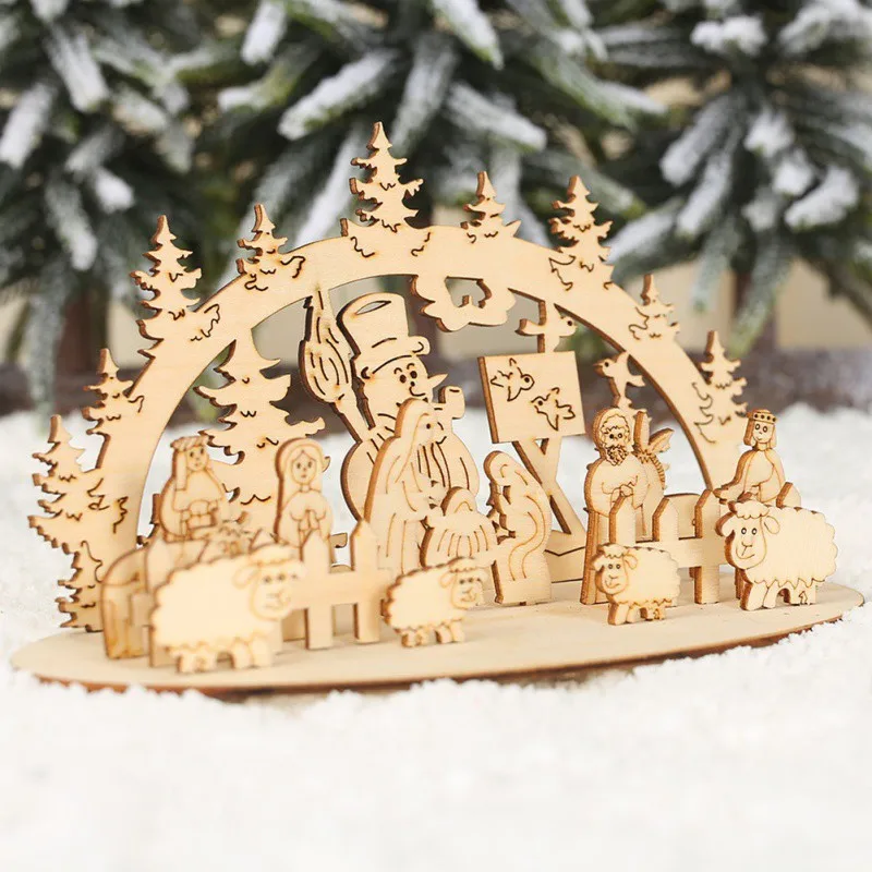 

Christmas Decoration For Christmas Ornaments Christmas Wood Home navidad For Table Decorative