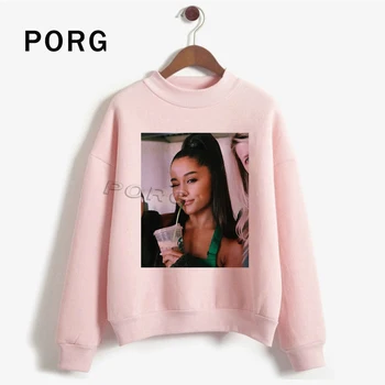 

Ariana Grande Fans Punk Harajuku Women Hoodies Vintage Aesthetic Gothic Ullzang Sweatshirt Harajuku Korean Sudadera Bluza Damska