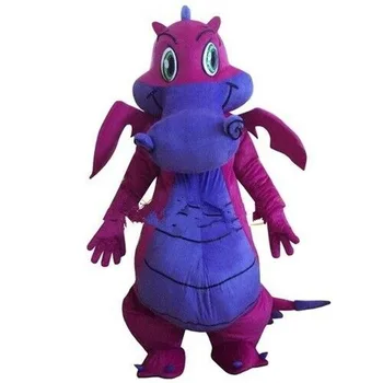 

Purple Dragon Mascot Costume Suits Cosplay Party Game Dress Outfit Clothing 2020 Apparel Cartoon Character Birthday Clothes Gift