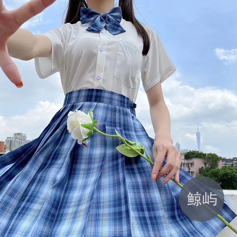 女子高生制服プリーツスカート日本の制服高ウエストのスカートセクシー 