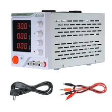 DC Electrical Source Regulated DC Power Supply Adjustable Switching Digits Display 30V 10A High Precision Single channel output mayitr dc power supply adjustable switching regulated lcd dual digital display 30v 10a with power line