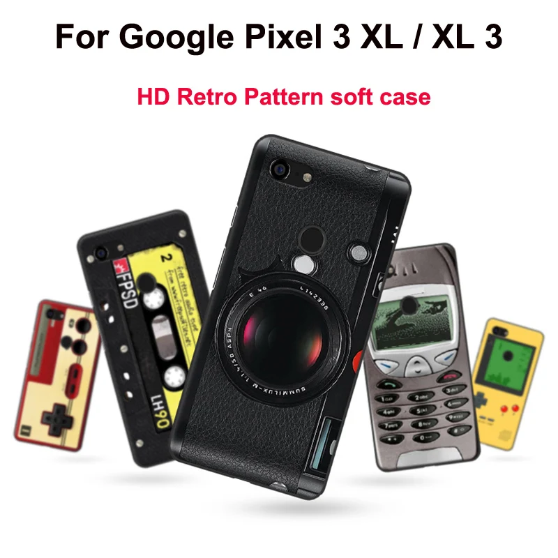 Силиконовый чехол для Google Pixel XL 3 в стиле ретро с рисунком мягкие чехлы телефонов