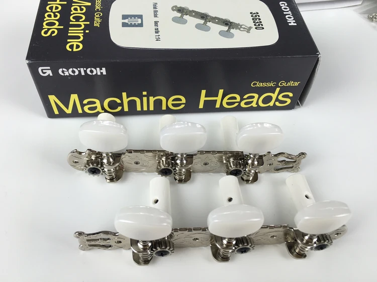 GOTOH 35G350 Серебряная Классическая гитара головки тюнеры Сделано в Японии