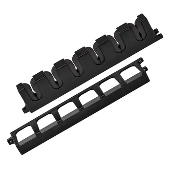 

Fishing Vertical 6-Rod Rack Horizontal Fishing Pole Holder Wall Mount Modular for Garage