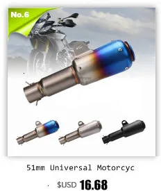 Слипоны для suzuki GSR400 GSR600 BK400 BK600 мотоцикл из нержавеющей стали Exhuast Escape полный выхлоп среднего соединения Pip