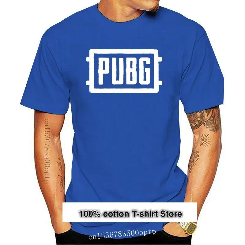 Футболка унисекс с коротким рукавом для мужчин и женщин белая рубашка PlayerUnknown