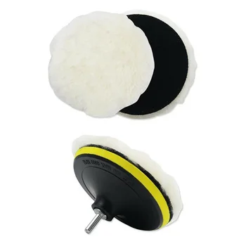 

Polishing Plate Pads Buffing Pads Kit Buffer Drill Adapter Sponge pads