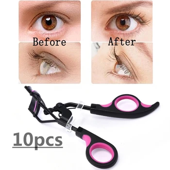 

10pcs vip Frosted Eyelash Curler Curling Eyelashes Cosmetics Beauty False Curling Tweezers Mink False Eyelash Extension Tool