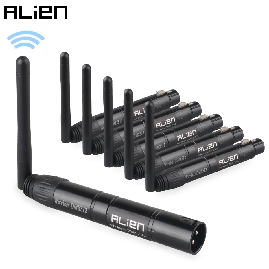Беспроводной контроллер ALIEN 2 4G ISM DMX512 Dif передатчик DMX приемник с антенной для DJ