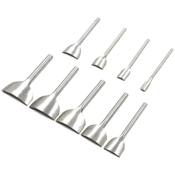 

9Pcs Diy 1/4 Handwork Leather Tool Belt Round Fillet Shaped Punch Tail Cut Round Belt Punch 10-50Mm
