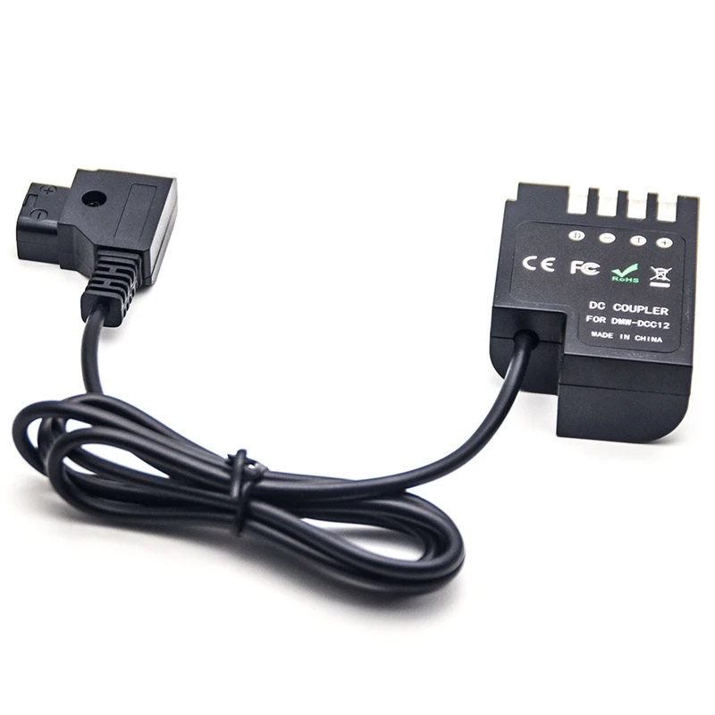 ABKT-D-Tap к Dcc12 муляж Батареи Dc Муфта кабель питания адаптер для Panasonic Dmc Gh3 Gh4 Gh5 и Антон Бауэр V крепление Dmw-Dcc12