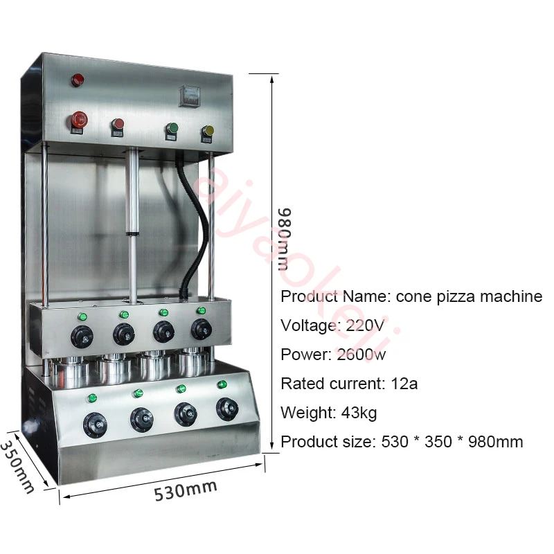 Automatic Pizza Cone Making Machine Pizza bakery machine Cone Pizza Forming Machine for Sale images - 6