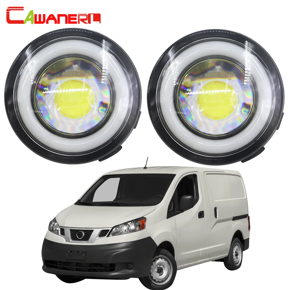 Cawanerl для Nissan NV200 2010- автомобиля 30 Вт Светодиодный туман светильник глаза ангела дневного светильник дневные ходовые огни белый H11 3000LM 12V 2 шт