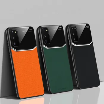 

50pcs/lot Mirror Back Phone Case For Xiaomi 9T Pro For Redmi Note 8 Pro K20 K30 Pro Leather Grained Cover Coque