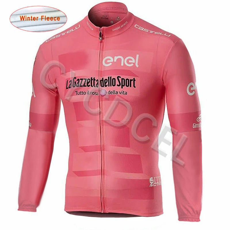 Tour de Italy, Майки для велоспорта, pro team, с длинным рукавом, зимние, термальные, флисовые, MTB, одежда для велоспорта, одежда для велоспорта, Майо, Ropa Ciclismo