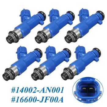 

6PCS/SET Fuel Injector for Infiniti G37 for Nissan GTR 550cc 2009 2010 2011 2012 2013 2014 2015 2016 #14002-AN001 16600-JF00A