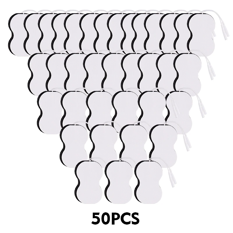 50P физиотерапия цифровой терапевтическая, для мышц стимулятор десятки электродов клеящиеся электроды Массажная подушка для лечения