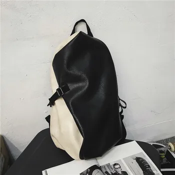 

Men Fashion Patchwork Backpack Travel Student Bags Shoulder Bag Male Large-scale Outdoor Bagpack Mochila New School Bags