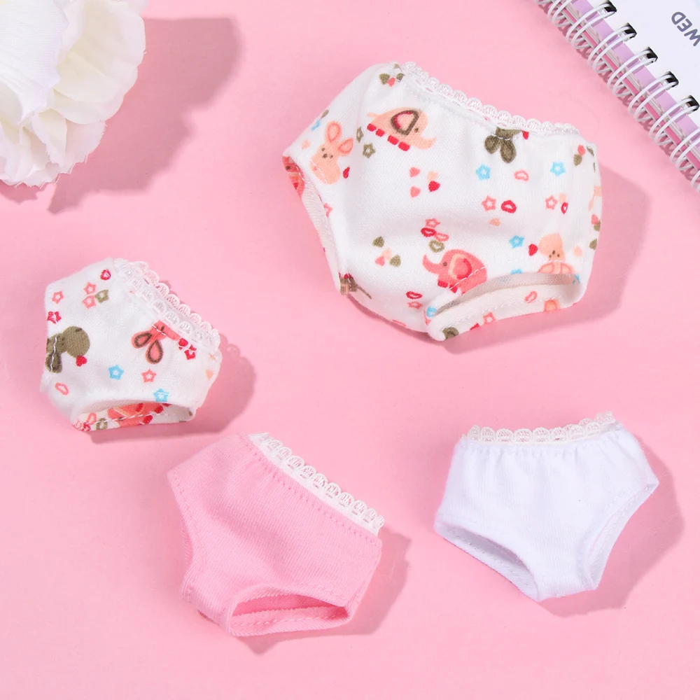 1PC Multi Size Doll's Briefs Underwear Suitable for 1/12 1/6 1/4 1/3 Doll DIY Dollhouse Clothes Accessories Toys Girl Gift barbie doll clothes doll clothes accessories doll clothes doll accessories