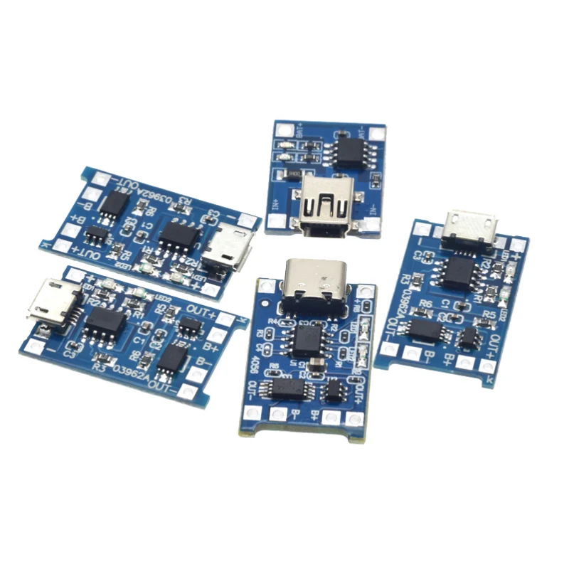 Type-c/Micro USB 5 В 1A 18650 TP4056 модуль зарядного устройства литиевой батареи зарядная