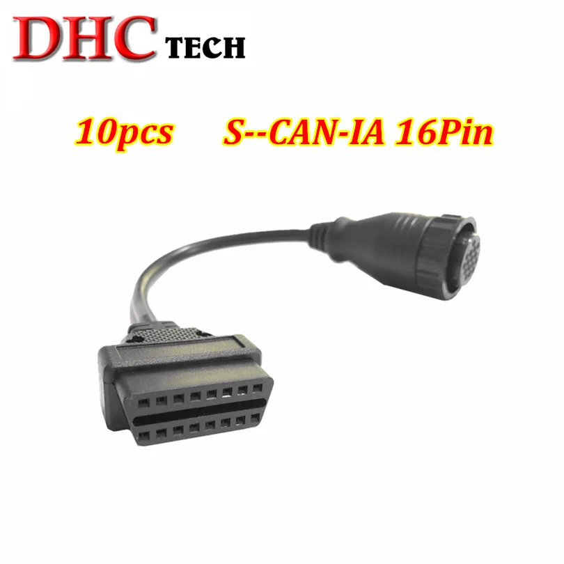 10 шт. S CAN IA 16 Pin кабель OBD2 удлинитель для Sc an ia диагностический кабель|Кабели и