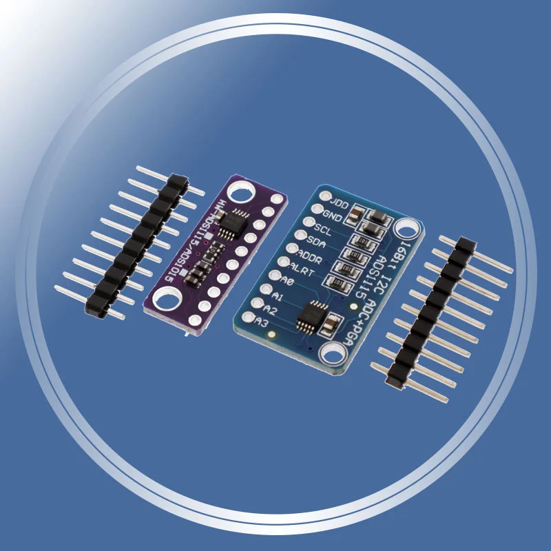 Бесплатная доставка! 4 канальный модуль I2C ADS1115 16 бит ADC с программируемым
