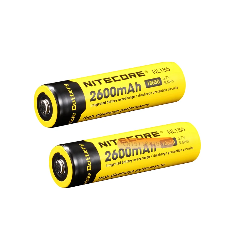 1 шт Nitecore 18650 2600mAh 3,7 v литий-ионная аккумуляторная батарея NL1826