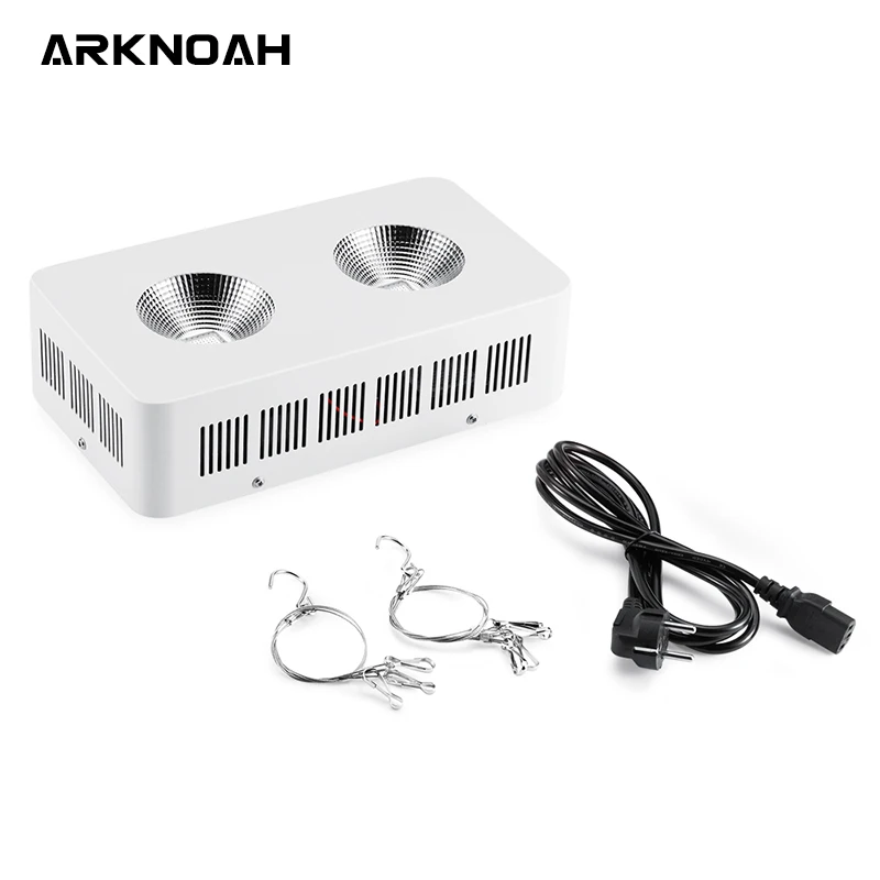 ARKNOAH 400 Вт Светодиодный светильник для выращивания початок, 8 полос, полный спектр для роста растений, цветения для различных типов растений