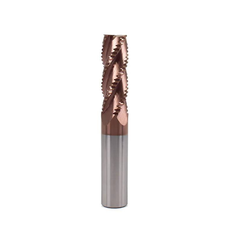 

ZGT Cutting HRC55 4 Flutes Roughing Endmill Alloy Carbide Tungsten Steel Milling Cutter Roughing End Mills 4mm 6mm 8mm 10mm 12mm