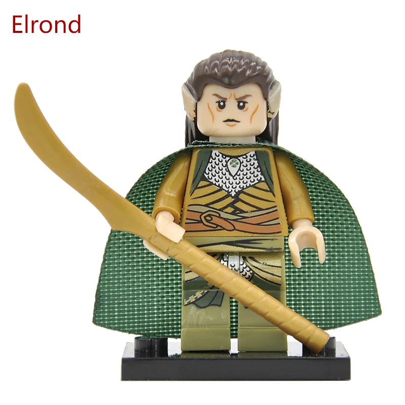 PG516 20 шт. Рейф Haldir Рохан Леголас фигурка Elrond Eomer Arag Bowman орк Мордора Боромир строительные блоки модели игрушки - Цвет: PG516