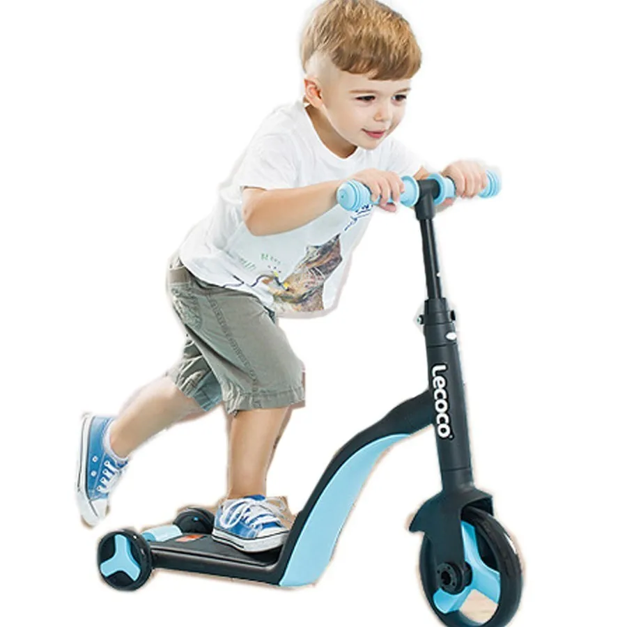 

Kick Scooter LEO-X3 3 in 1 Street Indoor Kid 3 Round PU Wheel Portable Height Adjustable Aluminum Alloy Lightweight Riding