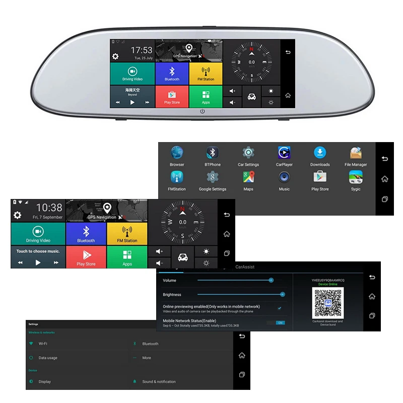 MP4 сенсорный экран bluetooth gps Android автомобильный монитор