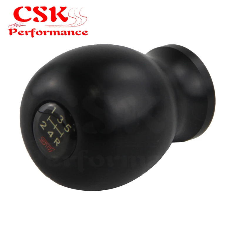 1PCS Shift Knob Legacy GDA GDB GC8 FOR JDM FOR Su baru WRX Impreza STI 5MT gear knob BLACK / WHITE